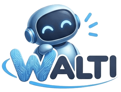 Logo de Walti con su robot
